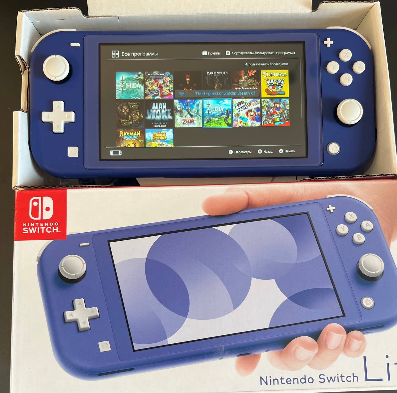 Игровая Консоль Nintendo Switch Lite Blue с Играми от 22500 рублей